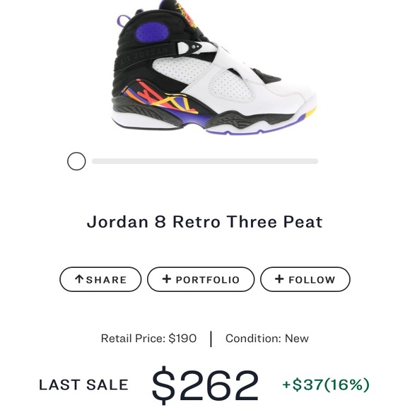 Jordan Retro 8’s (3-Peat) - Picture 7 of 7